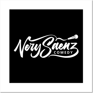 Nery Saenz Comedy Logo Posters and Art